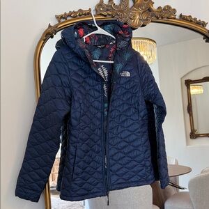 The North Face Women's Dark Blue Quilted Puffer Jacket